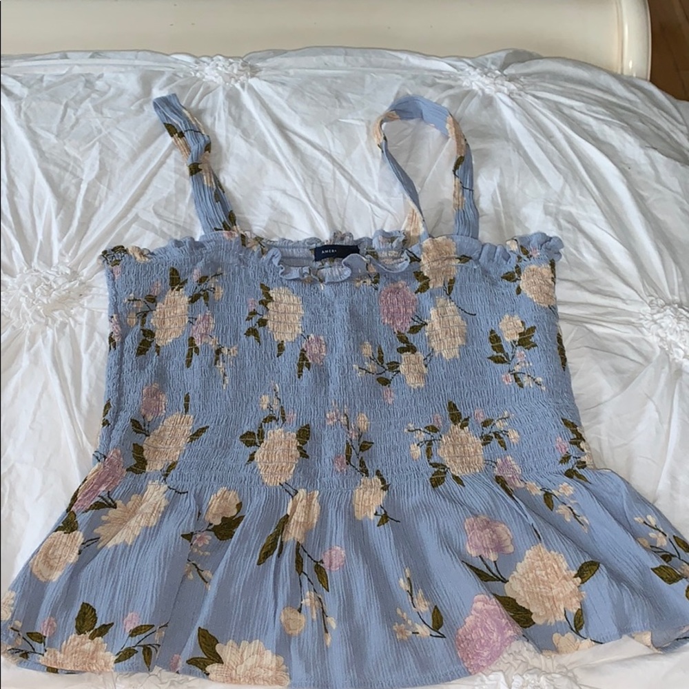 American Eagle Floral Tank Top